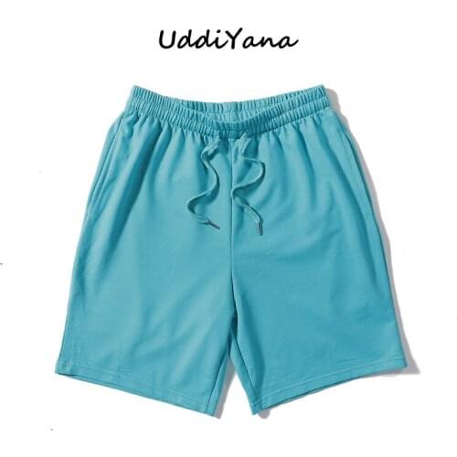 Fashion Summer Mens Sweatpants Shorts Male Pants Womens Shorts Sportswear Cotton Clothing Loose Shorts Homme Moletom Masculino