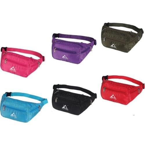 Mounchain Sports Waist Bag Casual Outdoor Portable Lightweight Folding Multifunctional Running Mobile Phone Waist Bag