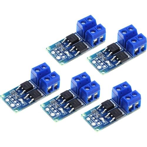 Pack of 5Pcs 15A 400W DC 5-36V Large Power Mosfet MOS FET Trigger Switch Driver Module
