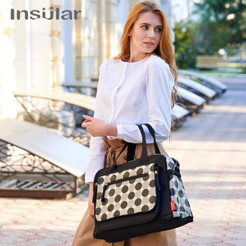 New Brand Baby Nappy Bag Diaper Changing Bag Mother Shoulder Bag Fashion Maternity Mummy Handbag Waterproof Baby Stroller Bags