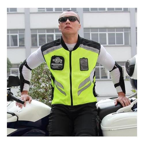 2019 new ridding vest breathable Reflective light green color fit men and women big size M-4XL