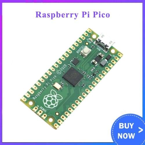 Official Raspberry Pi Pico Board RP2040 Dual-Core 264KB Low-Power Microcomputers High-Performance Cortex-M0+ Processor