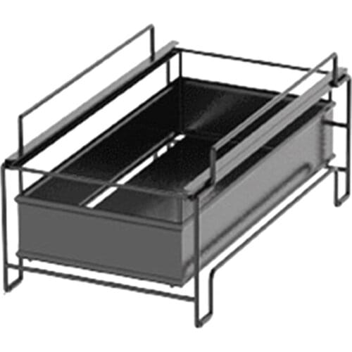 Under the Kitchen Sink Storage Rack Drawer Type Can be Pushed and Pulled Under the Cabinet Telescopic Shelf