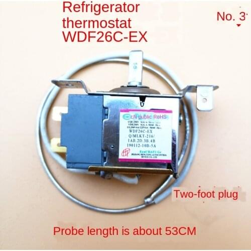 Make for Origional Product MEILING Ice Box BCD-221ZM3BNG Temperature Controller WDF26C-EX Feet Brand New Thermostat Accessories