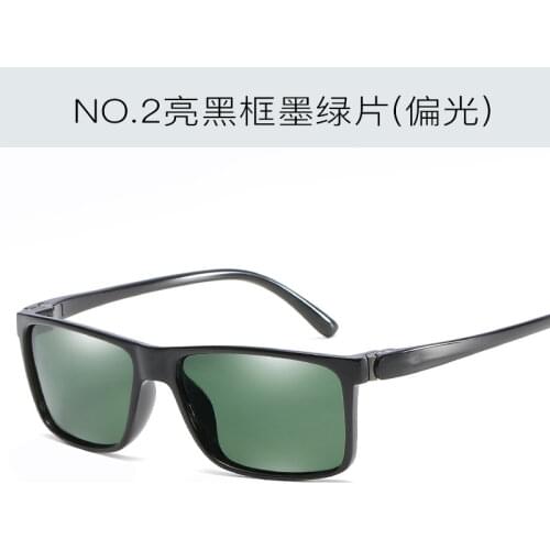 NEW DESIGN Ultralight TR90 Polarized Sunglasses Men Women Driving Square Style Sun Glasses Male Goggle UV400 Gafas De Sol