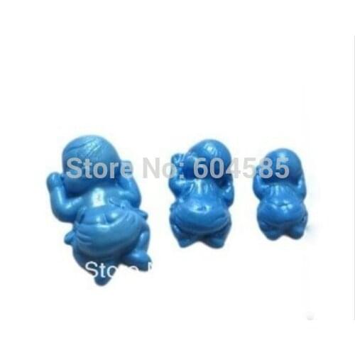 Sleeping baby set F307 Fondant Mold Silicone Sugar mold Craft Molds DIY gumpaste flowers Cake Decorating