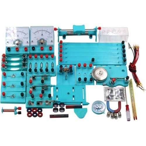 Physics Experiment Kit Basic Educational ABS Electricity Magnetism Learning Tool Education Aid Puzzles Toy for Student