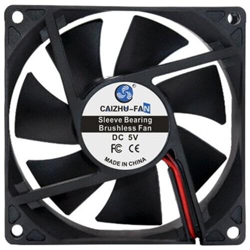 Sleeve Bearing DC5V 12V 24V 80MM CPU Fan 8025 80*80*25MM 8*8*2.5CM Cooling Fan Inverter Fan 2pin