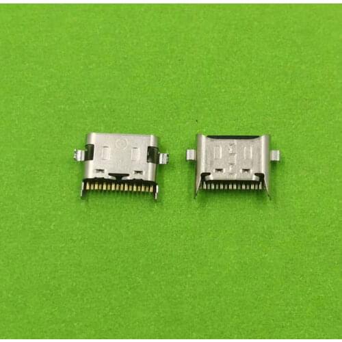 50Pcs 16 Pin Type-C Charger Connector For Samsung A20S A207 207F A2070 A21 A215 A215U A215F Micro USB Charging Port Jack Socket