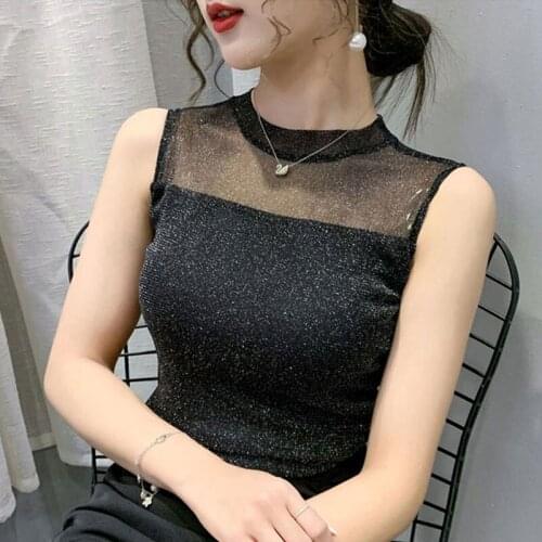 Beauty Back Sling Summer Sleeveless Shirt Dropshipping White Casual Solid Blusas Mujer De Moda 2021 Blusas Female Blouses 0166