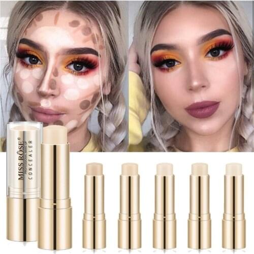 1pcs Foundation Makeup Full Cover Contour Face Concealer Base Primer Moisturizer Hide Blemish Brand Bronzer Concealer Stick