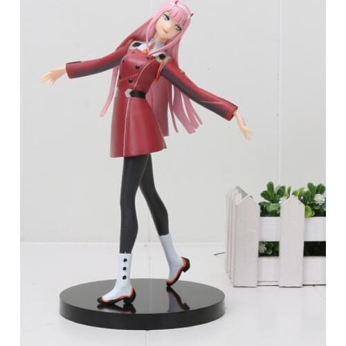 21cm Anime DARLING in the FRANXX Zero Two CODE: 002 PVC Action Figure Toys Model