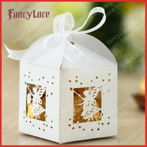 50PCS New Item Laser Cut Spirit Candy Box Gift Favor Boxes, Elegant Beautiful Chocolate Box Happy Birthday Party Decoration