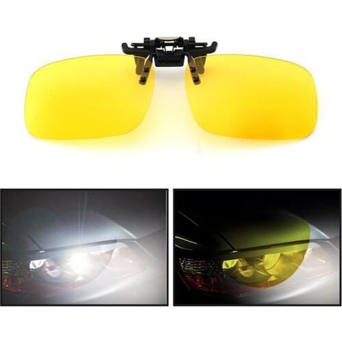 Car Night Driving Glasses Polarized Sunglasses Clip For Lada granta vesta kalina priora niva xray largus Opel Astra H G J zafira