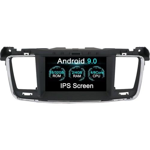 IPS Android 9.0 Car DVD For Peugeot 508 2011 2012 2013 2014 2015 2016 2017 Auto Radio Stereo GPS Navi Audio Video Backup Camera