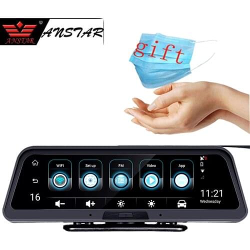 ANSTAR 4G Dash Cam Android Dashboard Car Camera WiFi GPS ADAS Car DVR 1080P Video Recorder Registrar Auto Rear View Camera