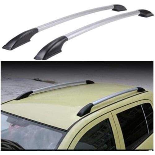 1.2m - 1.6m long Car Aluminum Alloy Roof rack Luggage Carrier bar Hatchback car Decorative universal accessories 2Pcs/Set