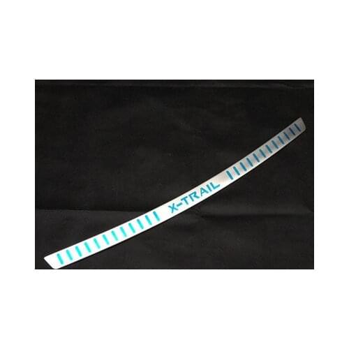 For Nissan X-TRAIL T32 2014 2015 2016 2017 Stainless Steel Exterior Slim Rear Bumper Protector Sill Threshold Plate Car Styling