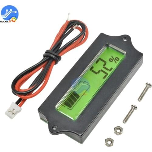 BMS 24V 18650 Lithium Battery Capacity Indicator Tester for LiPo Power Level LCD Display Board Charger Accessory