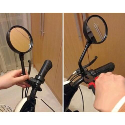 2 Sets10mm Motorcycle Bike Handlebar Mirror Clamp Mounting Bracket-black