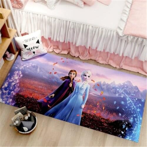 Cartoon 60x160cm Princess Baby Gyms & Playmats Large Carpets for Living Room Floor Mat Rug for Girls Room Frozen 2 Carpet