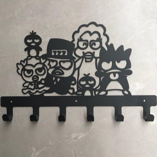 Wall Hook Sausage Welcome Animals Hanger Wie Coat Rack Wooden Key Holder Umbrella Hot Cartoon Figure Household Pet Shop Decor