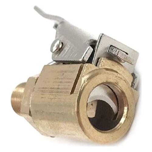 2021 New Car Metal Tyre Tire Inflator Valve Air Pump Charging Clip Nozzle Chuck