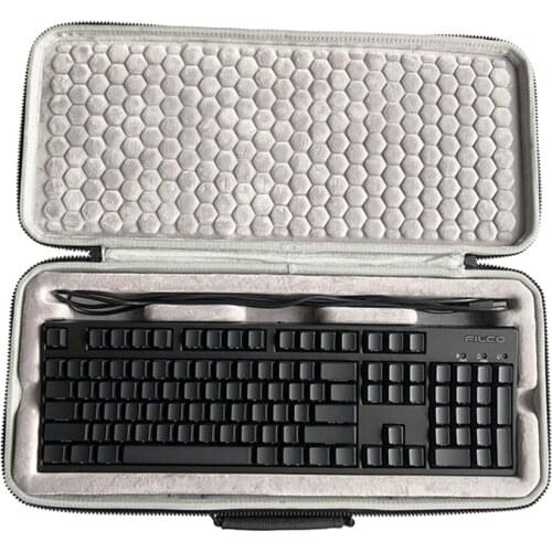 Portable Case Special For G Ganss Mechanical Keyboard 104 108 Shockproof Compressive Elastic Sponge Zip Storage Box