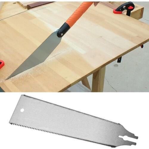 Hand Pull Saw Blade Replacement 250D Flexible Fine-toothed Woodworking Household Tool Timbers PVC ABS Pipes Garden Pruning Bambo