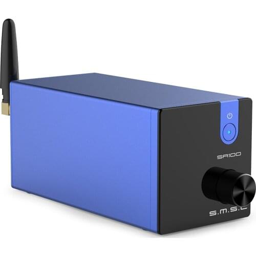 S.M.S.L SA100 Bluetooth Audio Amplifier BT5.0 Two Channel 50W+50W TPA3116D2 Power Amplifier Digital HI-FI Audio Stereo Amplifier