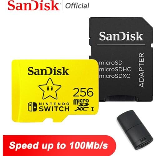 SanDisk Micro SD 128GB Micro SD 64GB Flash Memory Card SD/TF Flash Micro SD Card 256GB for Microsd TF Card Game Expansion Card