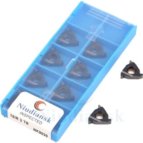 16IR 1.5TR NK9030 16IR 2.0TR Threading Carbide Inserts 16ER 2.5TR 16ER 3.0TR NK9030 CNC Lathe Tools Stainless Steel Turning Tool