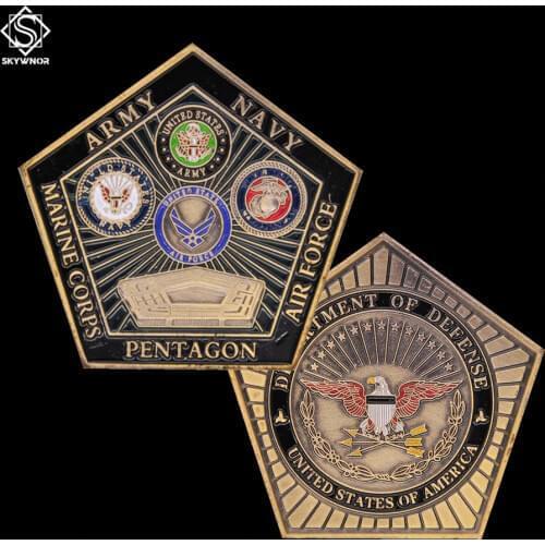 USA Department Of Defense Amy Navy Air Force Pentagon Challenge US Coin Collection