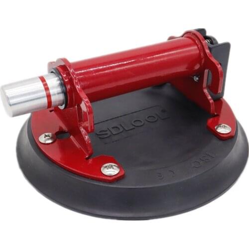 2pcs Vacuum Suction Cup Heavy Duty Lifter With Metal Handle For Stone Slab Glass Marble Granite Ceramic Tile