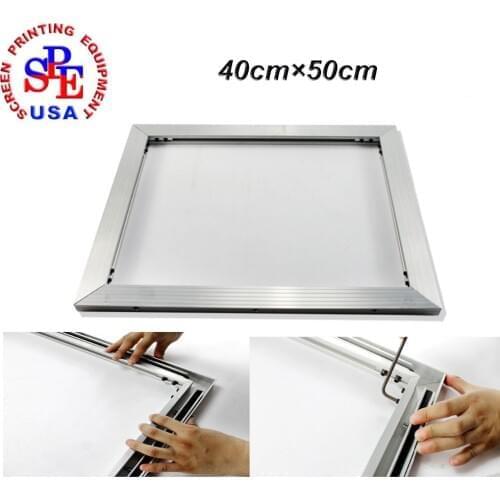 Inner size 40*50cm screen frame 2015 type self-tensioning screen frame easy operate high quality no need strecter