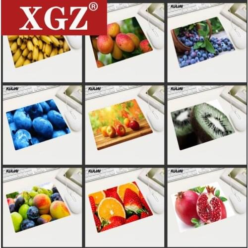 XGZ A Variety of Fruit Small Size Rubber Mouse Pad Can DIY Wholesale Custom Laptop Family Desk Business People Table Bowl Mat