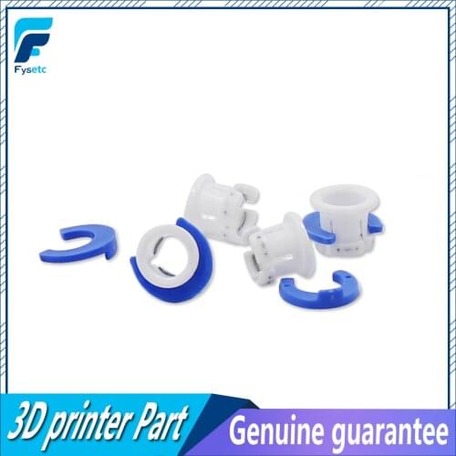 20set White Bowden Tube Clamp Blue Pipe Horse Clip Fixed 6mm For Ultimaker 3D Printers Parts Shoe Coupling Collet Part Accessory