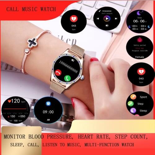 Z71 Hot-selling Women 2021 Smart watch Bluetooth Call heart rate blood pressure female physiological Connect TWS headset music