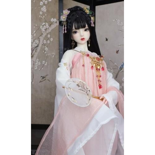 1/4 1/3 BJD clothes accessories Chinese Ancient Costume Hanfu Fairy Dress for BJD/SD big girl doll,without doll and other A1138