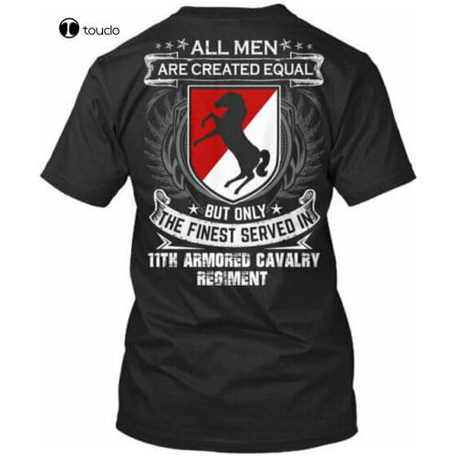 11Th Armored Cavalry Regiment - All Men Are Created Equal Premium Tee T-Shirt