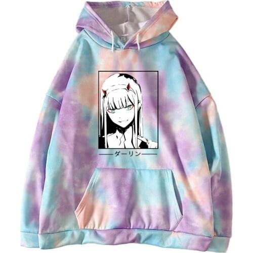 3D Hoodies Women/Men Darling in the Fanxx Zero Two Funny Long Sleeve Hooded Sweatshirt Men Hoodies