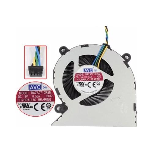 AVC BAZA0710R5M P011 DC 5V 0.65A 4-Wire Server Cooling Fan