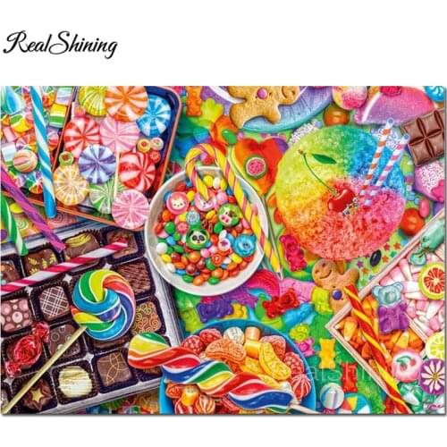 5d Diy Diamond Painting"Colorful candy"Diamond Embroidery Cross Stitch Full Square Round Mosaic Home Decor pattern FS6749