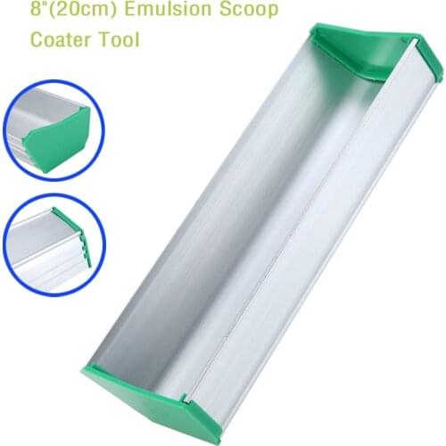 8" 20cm wear resistance Scoop Coater Press Aluminum Emulsion Scoop Coater Tool For Silk Screen Printing