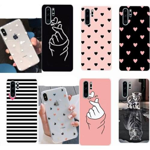For Huawei P40 Pro case Huawei P40 cover TPU soft silicone Case For On Huawei P40 Lite E Mate 20 10 P30 P20 Lite Pro Phone Shell