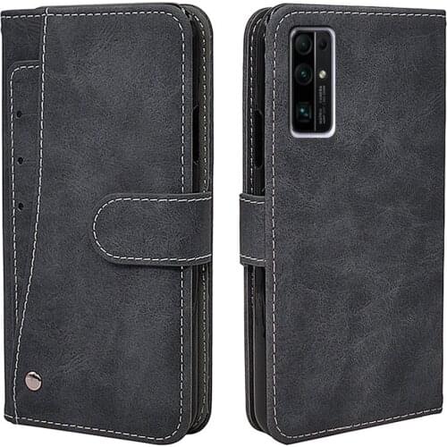 Luxury Vintage Case For Huawei Honor 30 20 30S 30i 20e Lite Pro Case Flip Leather Silicone Wallet Cover TPU Card Holder