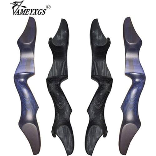 17" Archery ILF Bow Riser Takedown Bow American Hunting Recurve Bow Right/Left Hand Wooden Bow Handle For Shooting Accessories