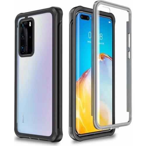 For Huawei P40 P30 Pro Shockproof Rugged Armor Phone Case for Huawei Mate 20 Pro Mate30 Heavy Duty Full Body Hybrid Clear Cover