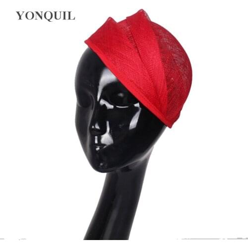 Elegant 20CM Sinamay Fascinator Base Nice Sinamay Hats DIY Fascinator Hair Accessories Cocktail Hats 6PCS/Lot