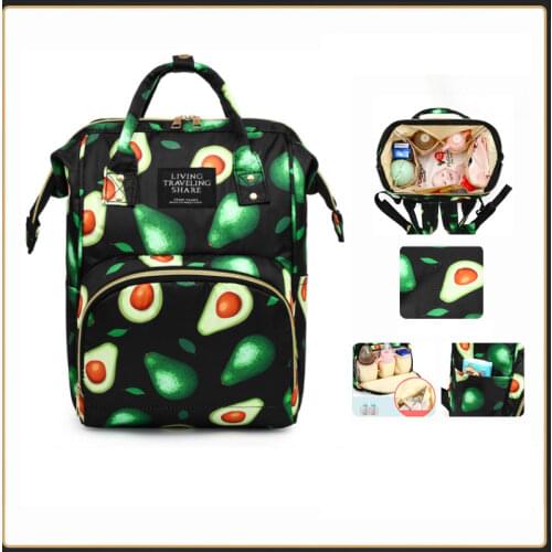 Fashion Mummy Maternity Nappy Diaper Backpack Bag Travel Backpack Mummy Backpack Multi-function Waterproof Outdoor Diaper Bags